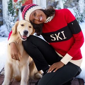 TALBOTS | Colorblock "Ski" Sweater